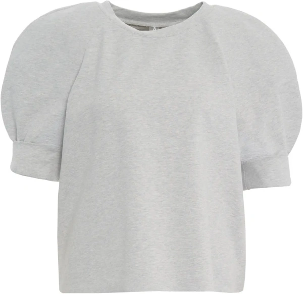 Pulovere Top with puff sleeves