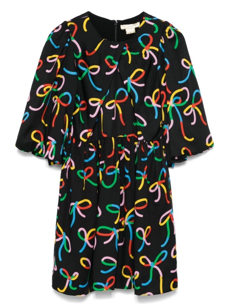 Rochie casual Stella McCartney neagra din lyocell