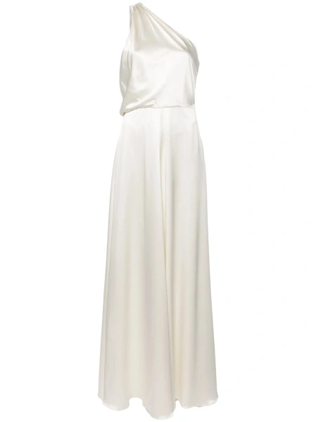Rochie de ocazie Max Mara alba din matase