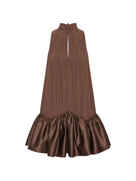 Rochie de ocazie ROTATE Birger Christensen maro din vascoza