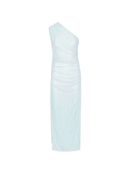 Rochie de seara ROTATE Birger Christensen albastra din elastan si poliester reciclat