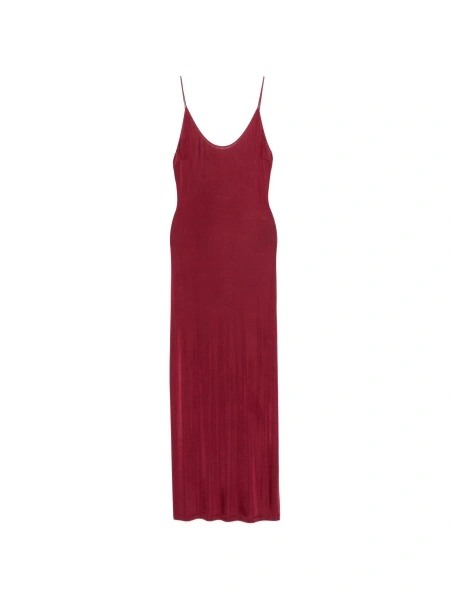 Rochie de seara Saint Laurent rosie din elastan si vascoza