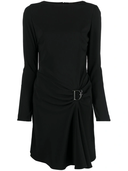 Rochie de zi DSQUARED2 neagra din polyester si elastan
