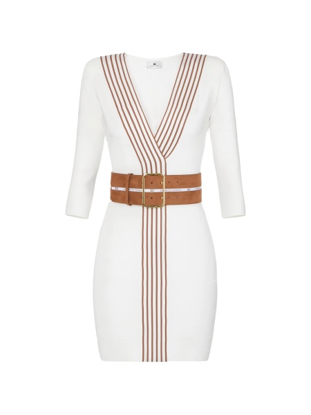 Rochie de zi Elisabetta Franchi alba