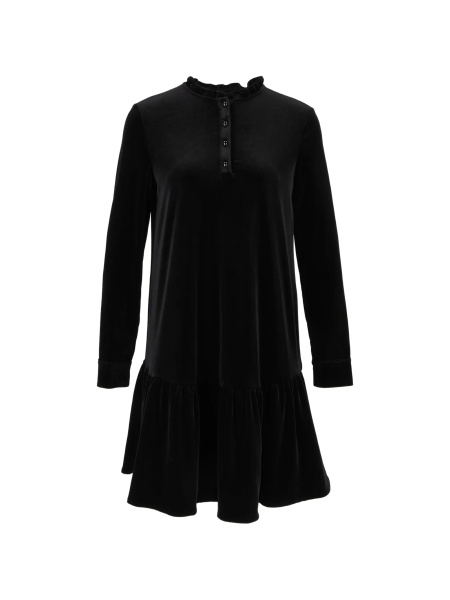 Rochie de zi Emporio Armani neagra din elastan si polyester