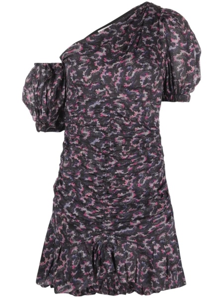 Rochie de zi ISABEL MARANT ETOILE albastra din bumbac organic