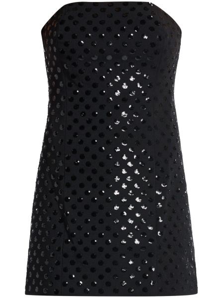 Rochie de zi Michael Kors neagra din elastan si polyester