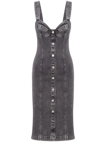 Rochie de zi MOSCHINO JEANS gri