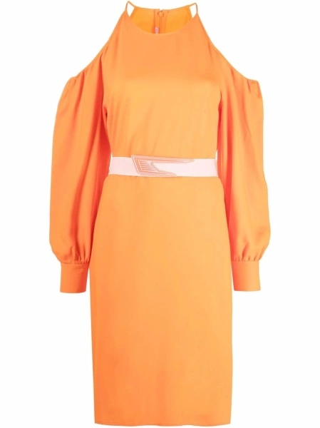 Rochie de zi Stella McCartney portocalie