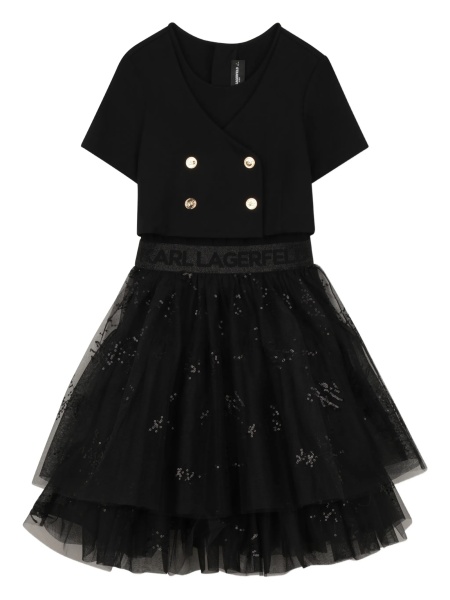Rochie eleganta Karl Lagerfeld neagra