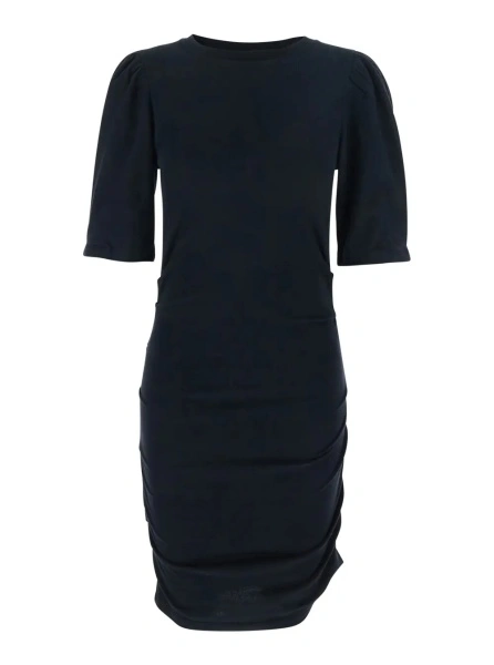 Rochie Isabel Marant neagra din bumbac 'Mylda'