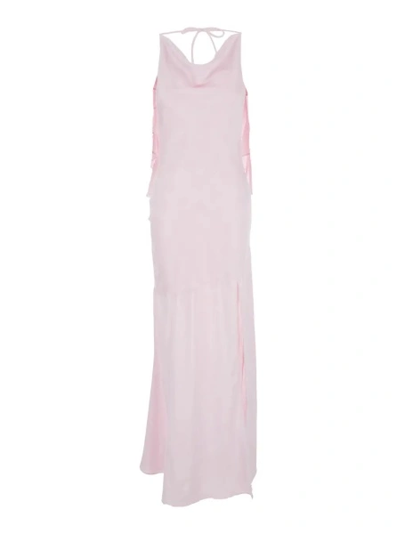 Rochie lunga ROTATE Birger Christensen roz 'Rosa'