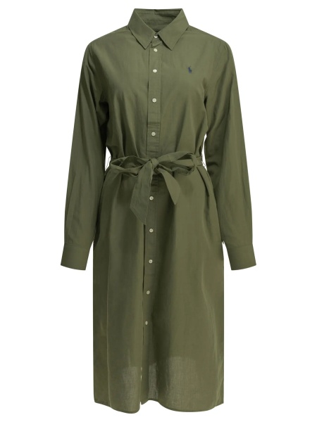 Rochii Chemisier midi dress with logo