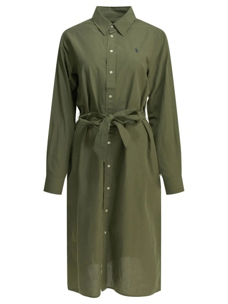 Rochii Chemisier midi dress with logo