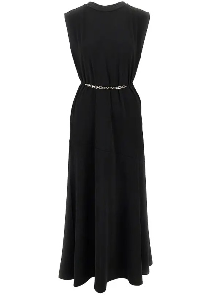 Rochii Jersey long dress with chain belt