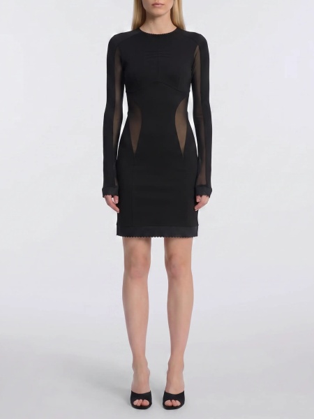Rochii Mini Dress With Tulle Inserts