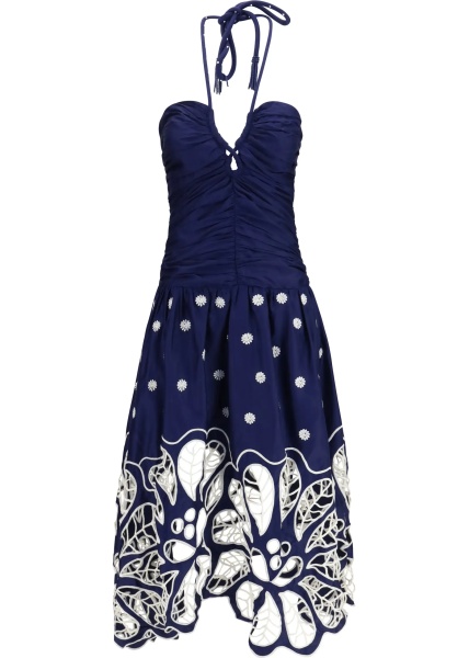 Rochii Richelieu embroidered midi Dress