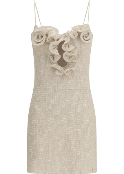 Rochii Sleeveless crêpe beach mini Dress