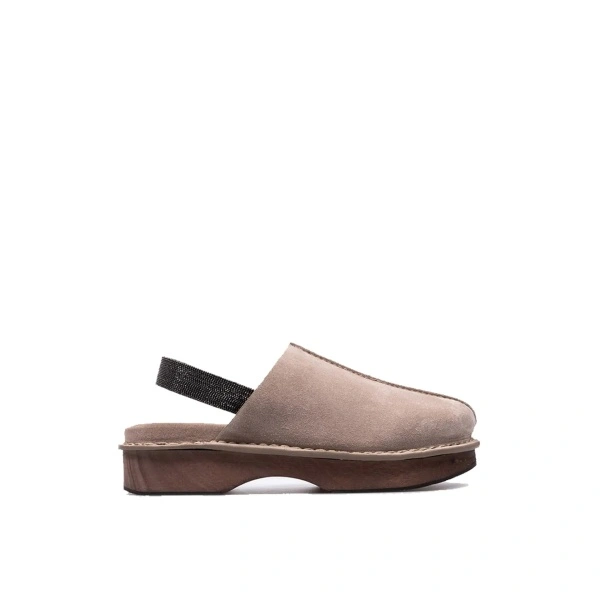 Saboti Brunello Cucinelli Suede Clogs Mules