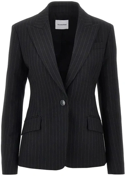 Sacou 'Bianca' jacket with pin-striped motif