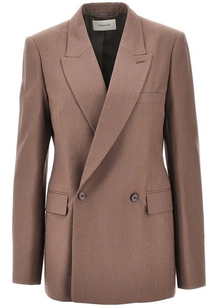 Sacou Blend Tropical Wool double-breasted jacket