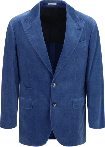 Sacou Brunello Cucinelli albastru