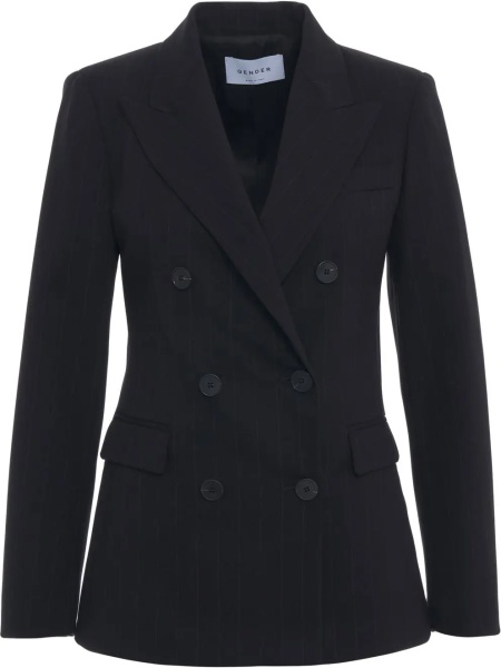 Sacou Double-breasted blazer in a striped pattern