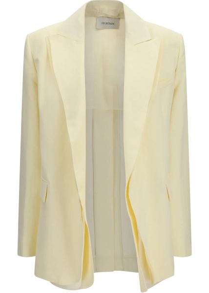 Sacou Double-collar Blazer in viscose blend