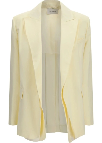 Sacou Double-collar Blazer in viscose blend