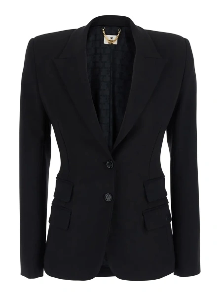 Sacou Elisabetta Franchi negru