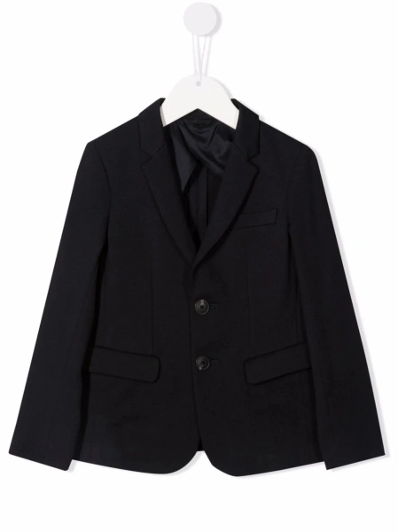 Sacou Emporio Armani albastru din poliamida si spandex/elastan