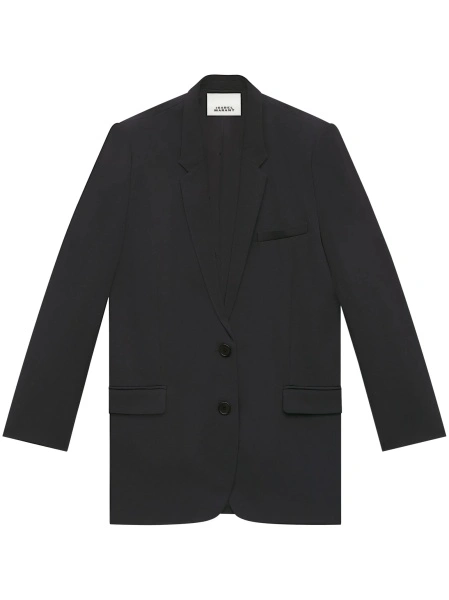 Sacou Isabel Marant negru din elastan si polyester