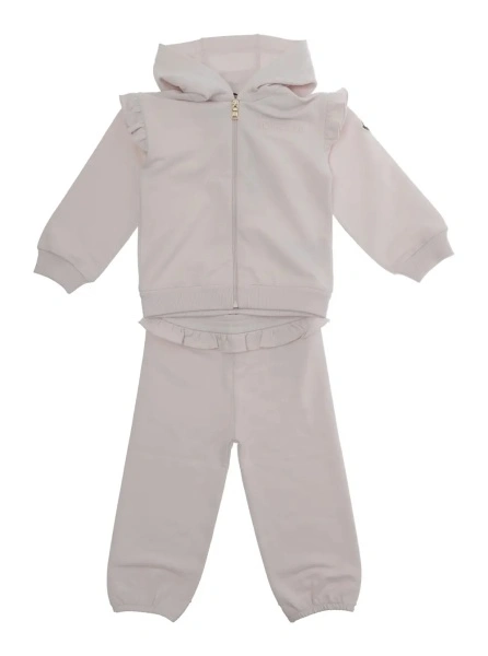 Salopete Moncler roz din bumbac