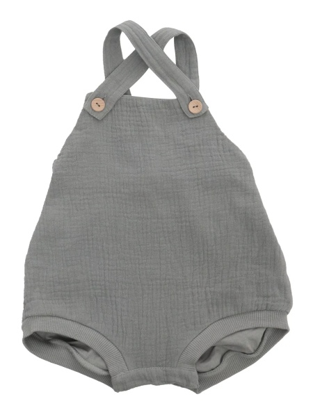 Salopete Short gray romper