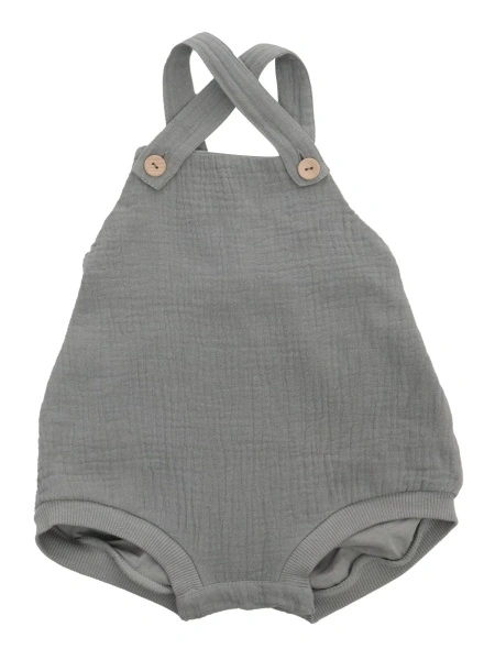 Salopete Short gray romper