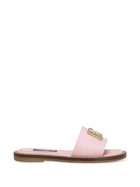 Sandale Dolce & Gabbana roz din piele