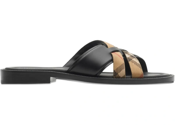 Sandale Drift leather and Check Sandals
