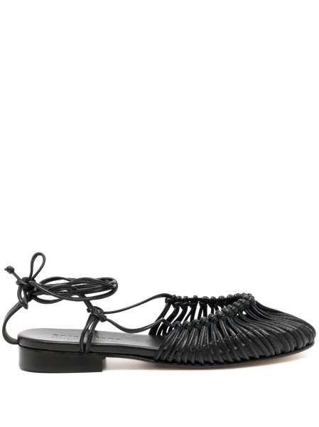 Sandale HEREU negre din piele