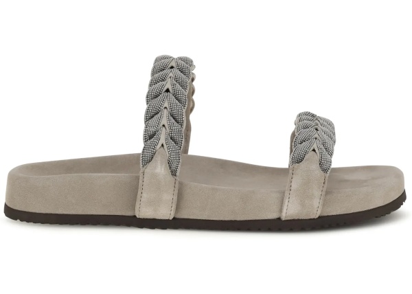 Sandale Laurel leaf monili-embellished Slides