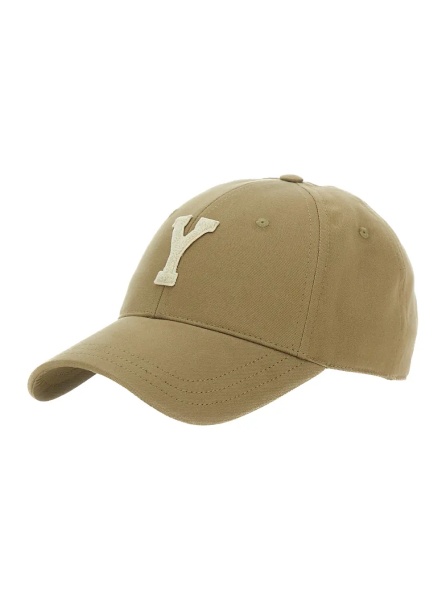 Sapca Beige 'Logo' Baseball Cap with Logo Embroidery on the Front for Men
