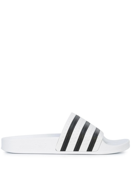 Slapi adidas Originals albi din poliuretan