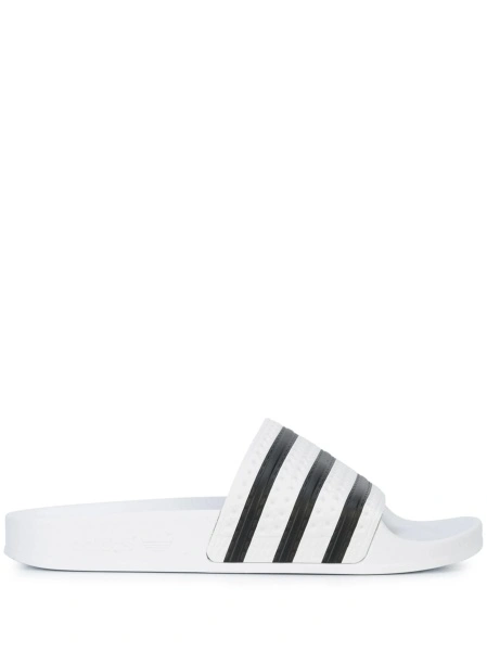 Slapi adidas Originals albi din poliuretan