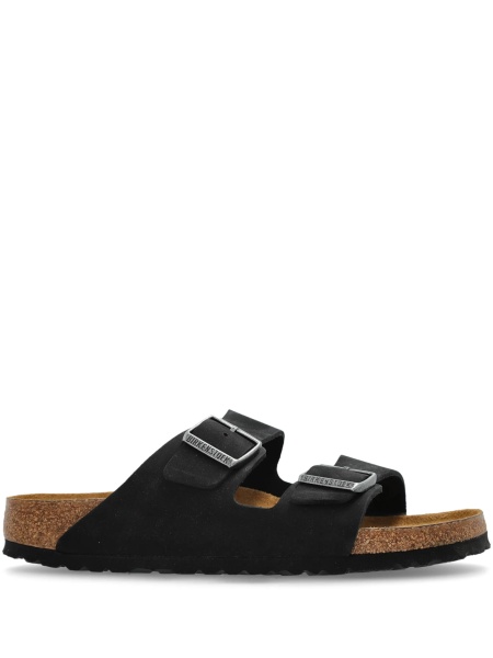 Slapi Birkenstock arizona negri din piele
