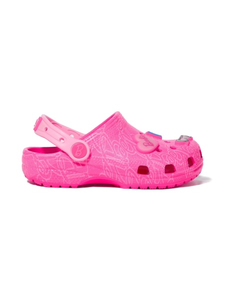 Slapi Crocs roz din cauciuc