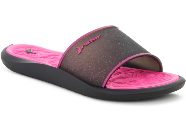 Slapi FLOW FEM BLACK/PINK