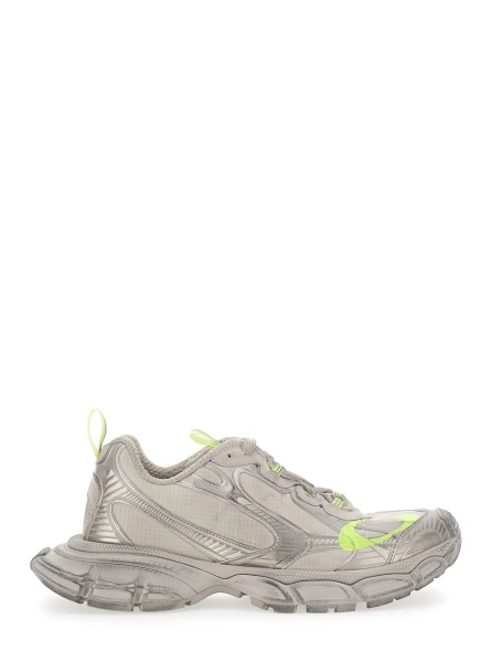 Sneakers '3XL' Beige Low Top Sneakers with Logo Detail in Tech Fabric Man