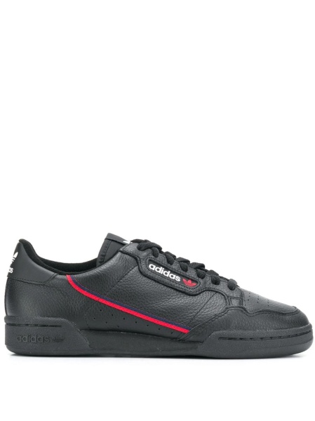 Sneakers adidas Originals continental negri din piele