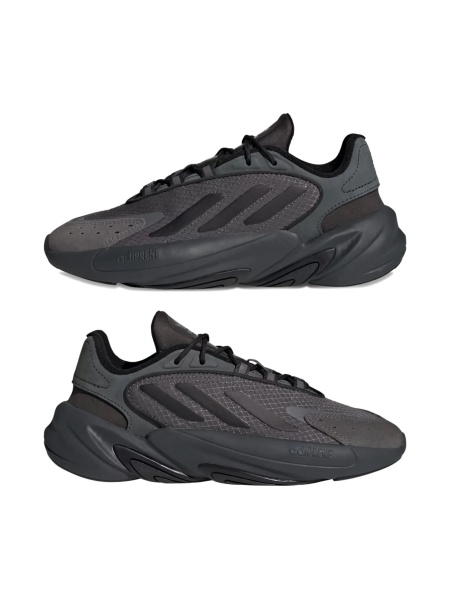 Sneakers adidas Originals negri din piele si material textil