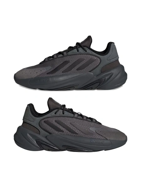 Sneakers adidas Originals negri din piele si material textil