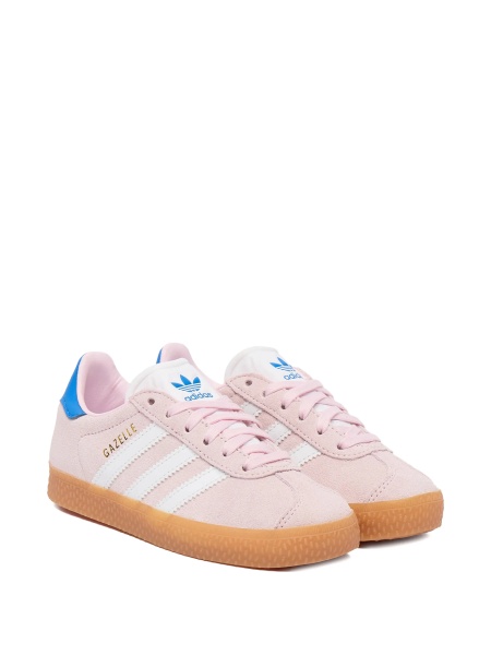 Sneakers adidas Originals roz din piele intoarsa si piele
